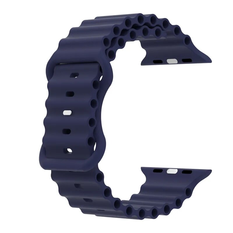 Pulseira de silicone Ultra Band 49mm 45mm 44mm 42mm 41mm 40mm 38mm - Mobile Blue Store