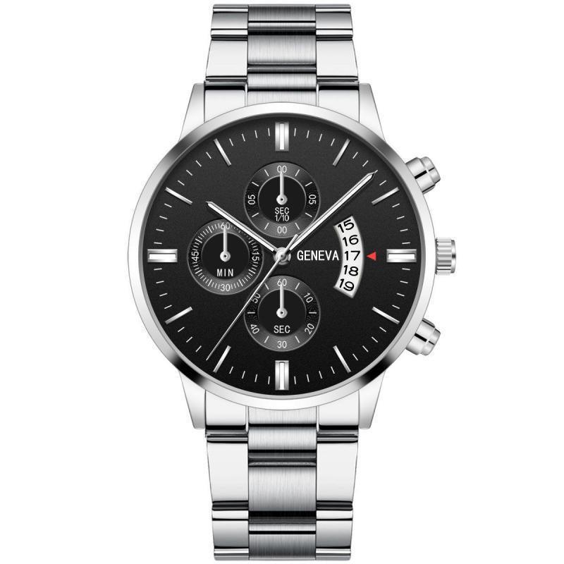 Relógio Masculino Black Motion Aço Inox Quartz - Mobile Blue Store